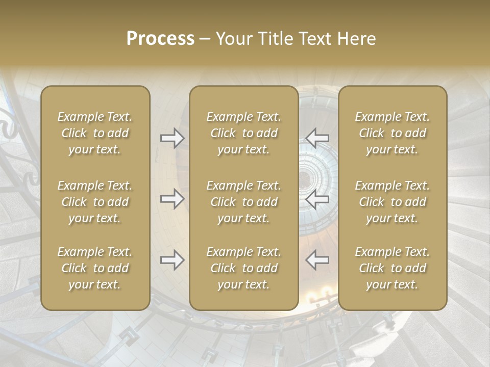 Design Stairway To Heaven France PowerPoint Template