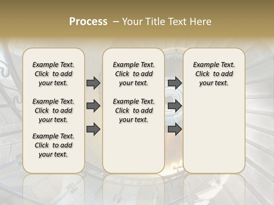 Design Stairway To Heaven France PowerPoint Template