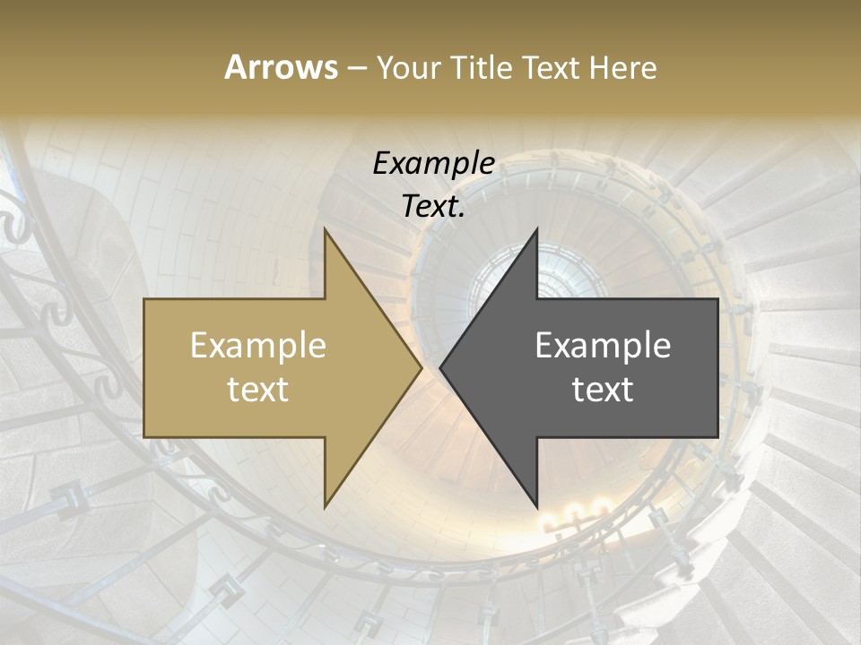 Design Stairway To Heaven France PowerPoint Template
