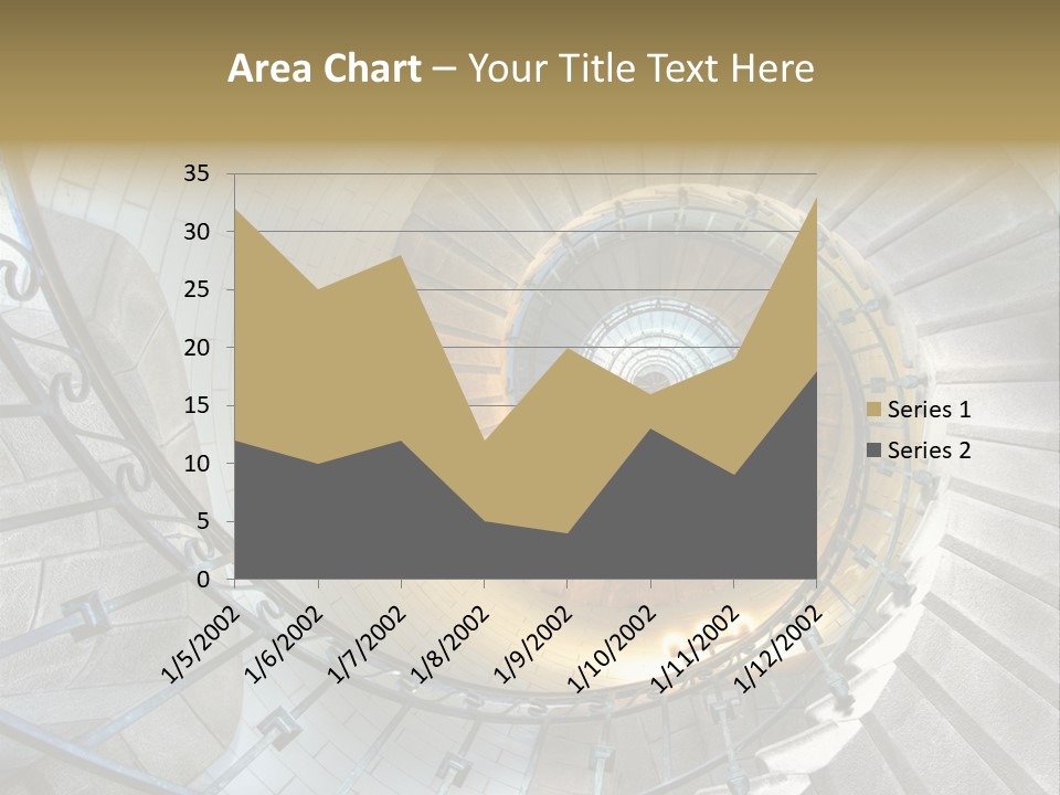 Design Stairway To Heaven France PowerPoint Template