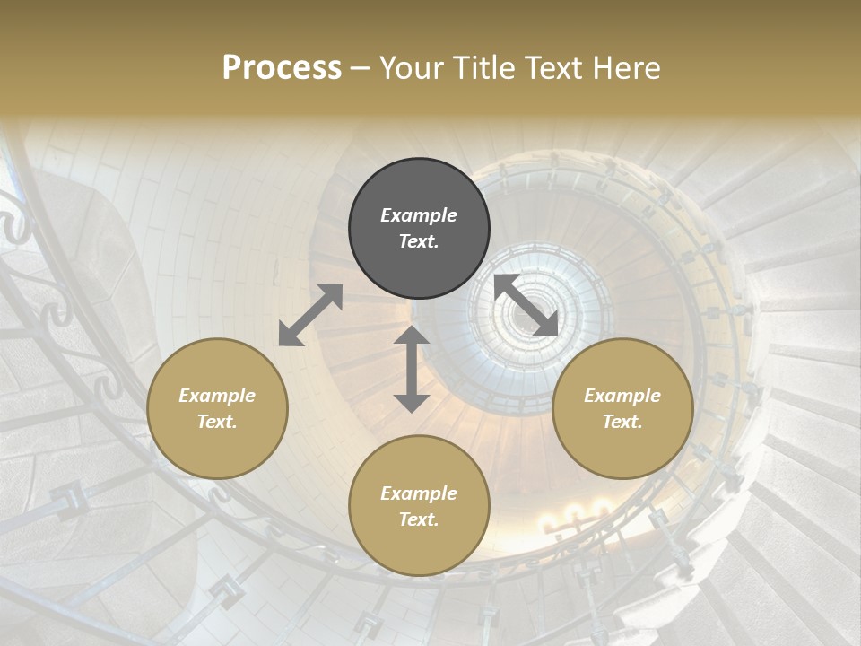 Design Stairway To Heaven France PowerPoint Template