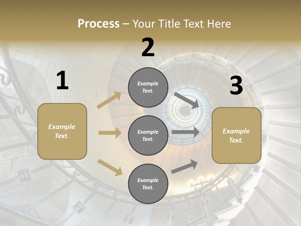 Design Stairway To Heaven France PowerPoint Template