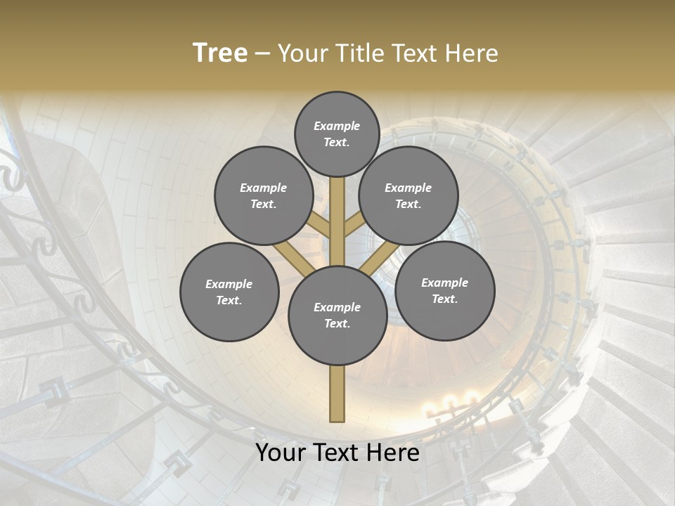 Design Stairway To Heaven France PowerPoint Template