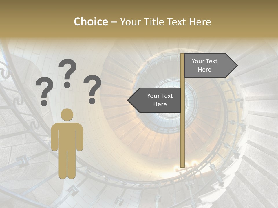 Design Stairway To Heaven France PowerPoint Template