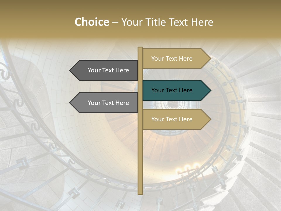 Design Stairway To Heaven France PowerPoint Template