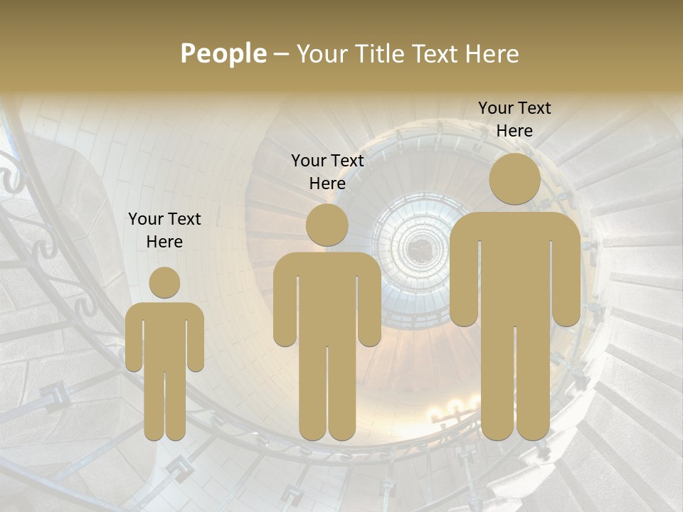 Design Stairway To Heaven France PowerPoint Template