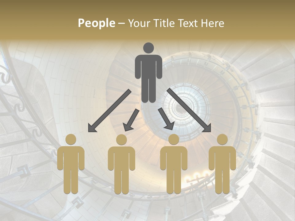 Design Stairway To Heaven France PowerPoint Template