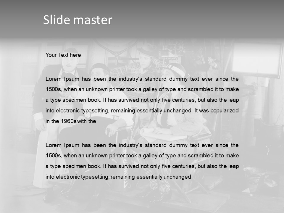 Job Show Business Watching PowerPoint Template