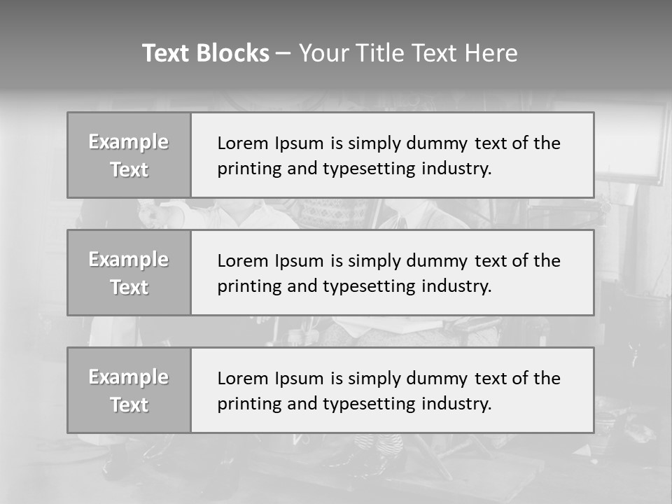 Job Show Business Watching PowerPoint Template