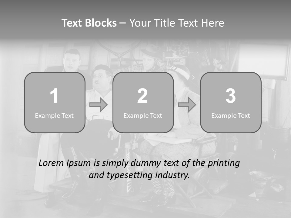 Job Show Business Watching PowerPoint Template