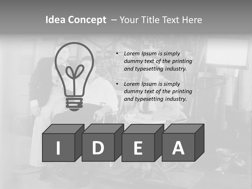 Job Show Business Watching PowerPoint Template