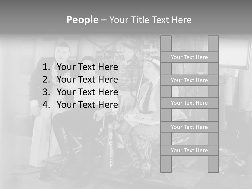 Job Show Business Watching PowerPoint Template