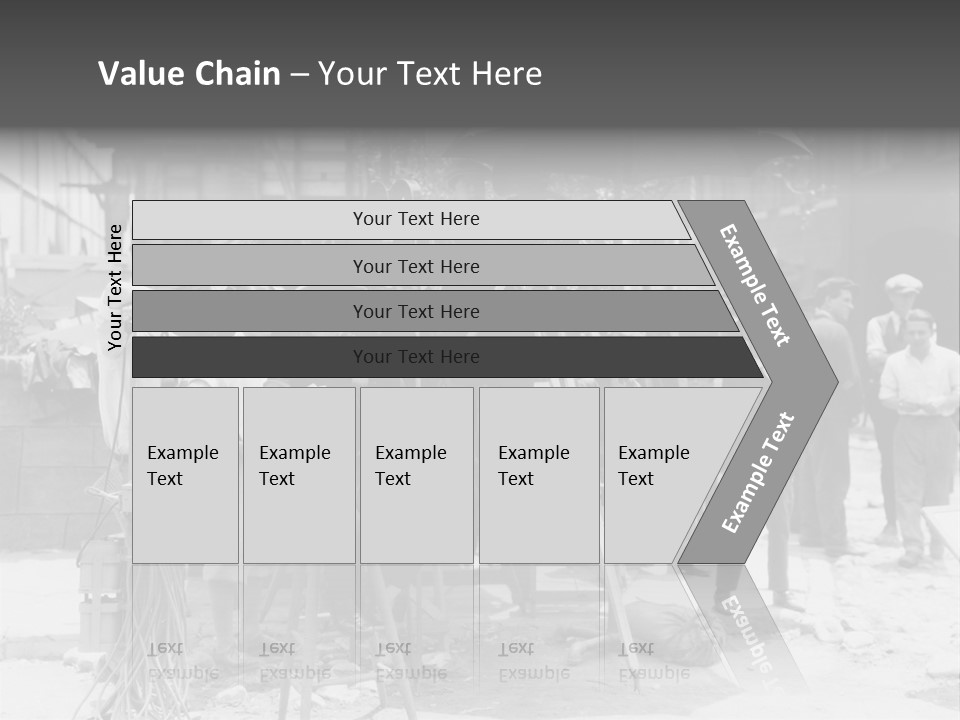 Film Making Man White PowerPoint Template
