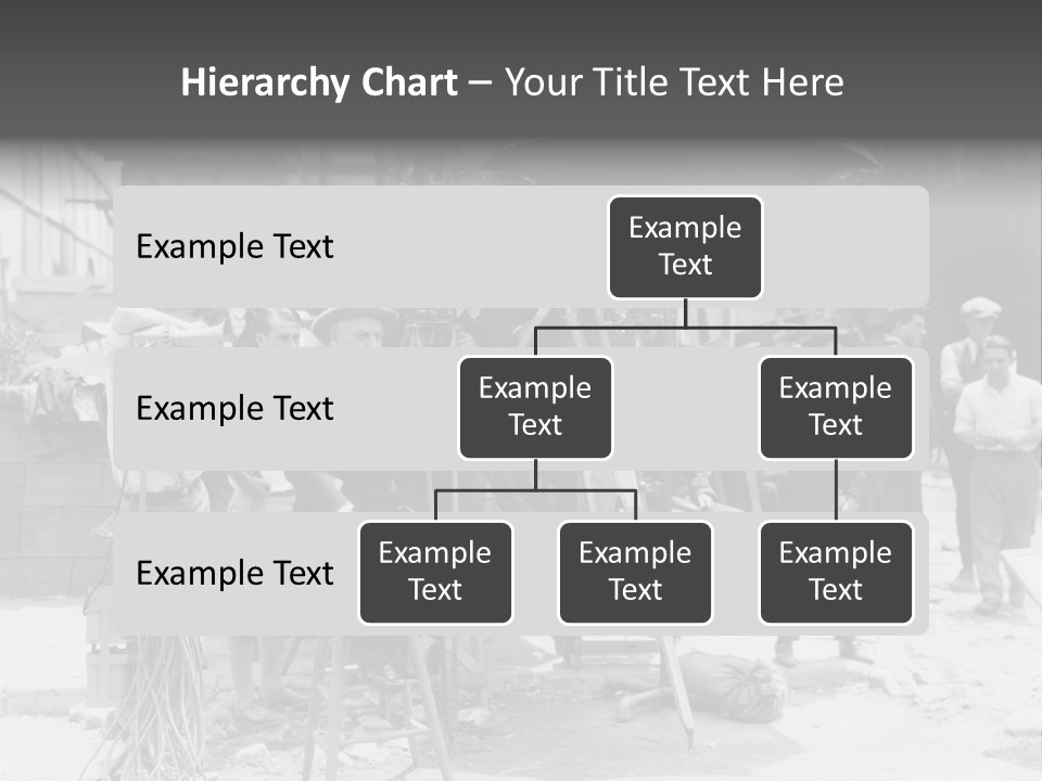 Film Making Man White PowerPoint Template