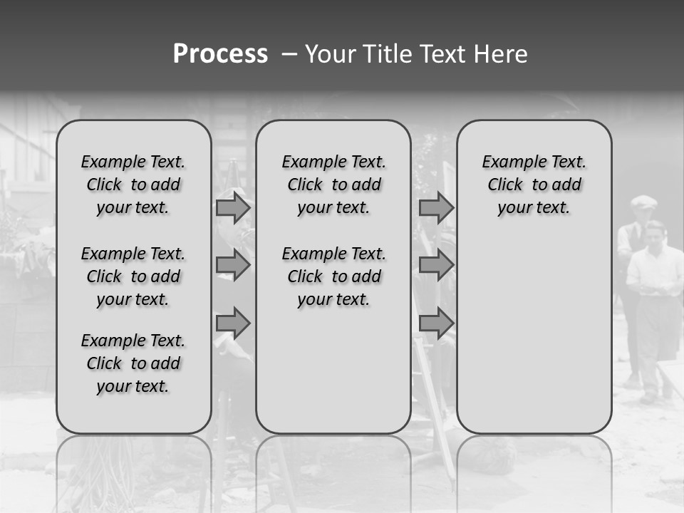 Film Making Man White PowerPoint Template