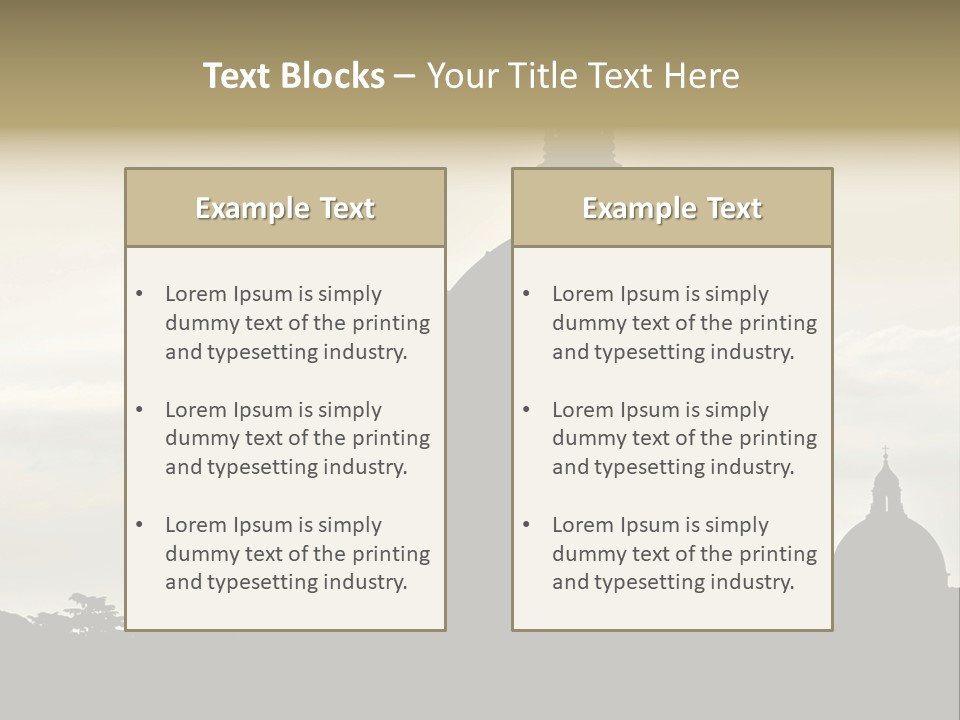 City Historic Vatican PowerPoint Template