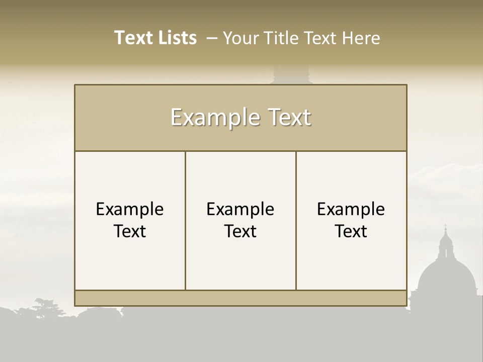 City Historic Vatican PowerPoint Template