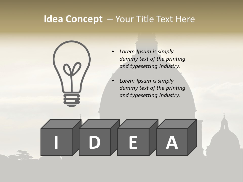 City Historic Vatican PowerPoint Template