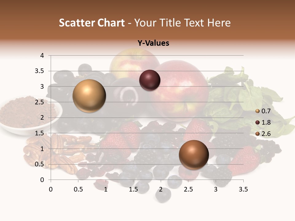 Diet Blueberry Cranberry PowerPoint Template