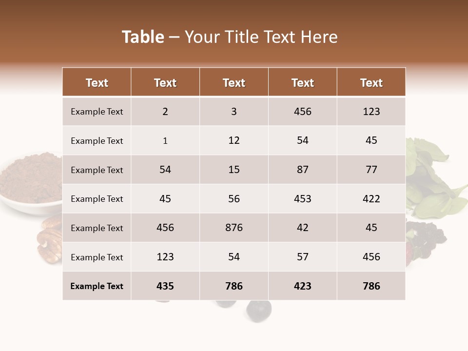 Diet Blueberry Cranberry PowerPoint Template