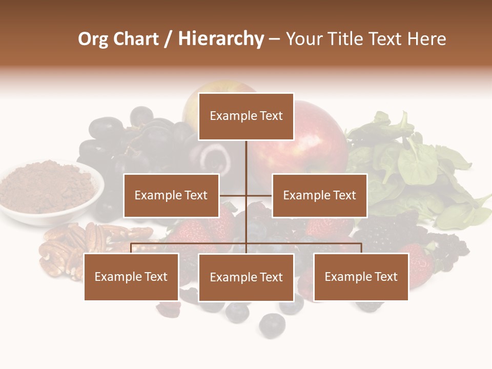 Diet Blueberry Cranberry PowerPoint Template