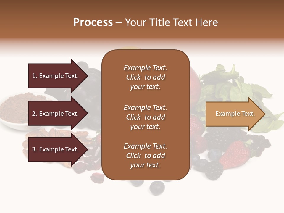 Diet Blueberry Cranberry PowerPoint Template