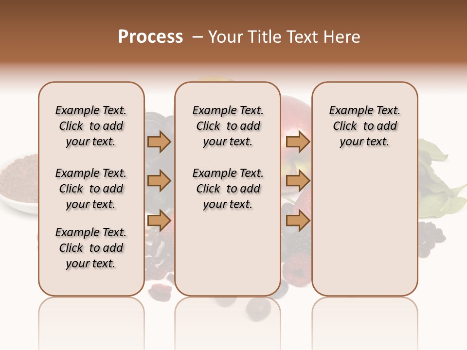 Diet Blueberry Cranberry PowerPoint Template