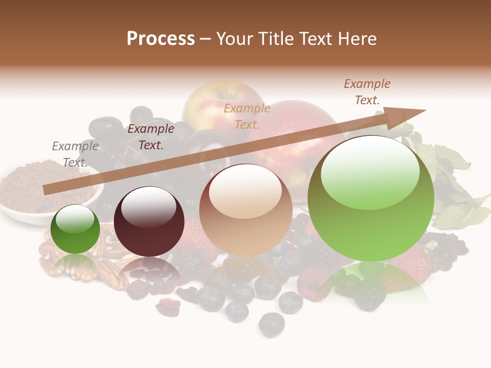 Diet Blueberry Cranberry PowerPoint Template