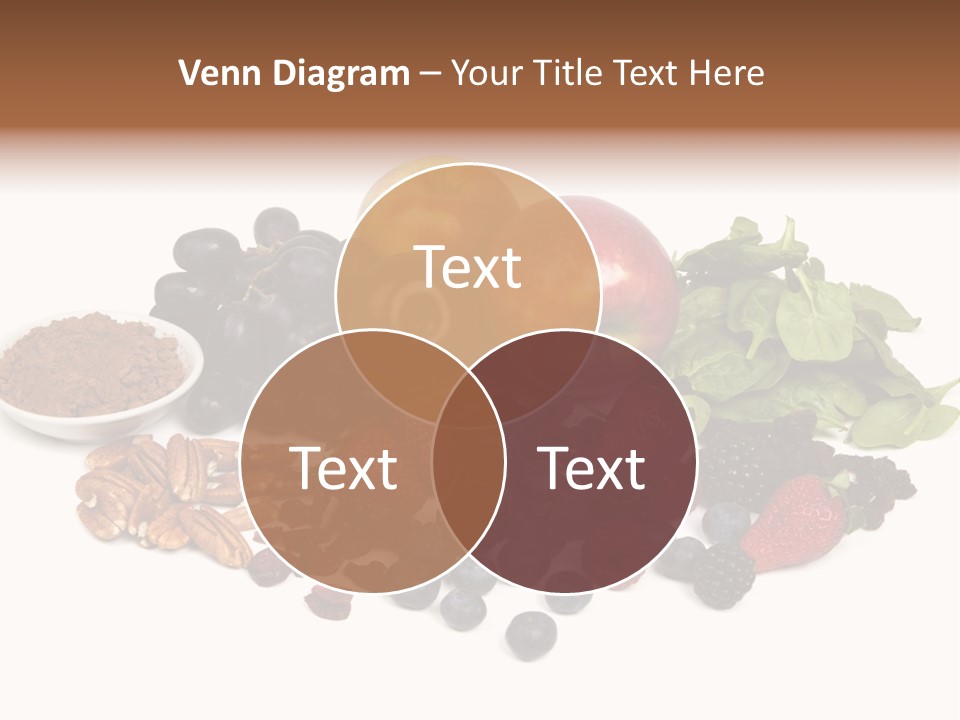 Diet Blueberry Cranberry PowerPoint Template