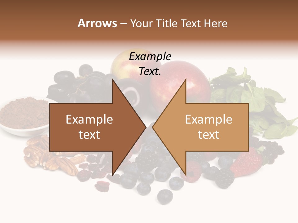 Diet Blueberry Cranberry PowerPoint Template