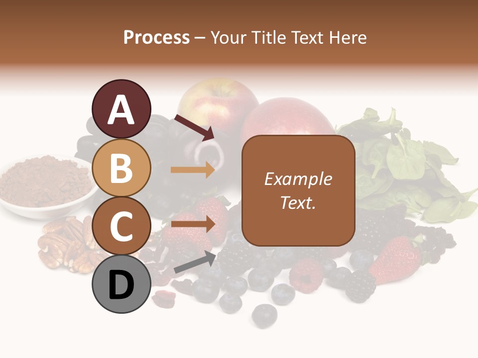 Diet Blueberry Cranberry PowerPoint Template