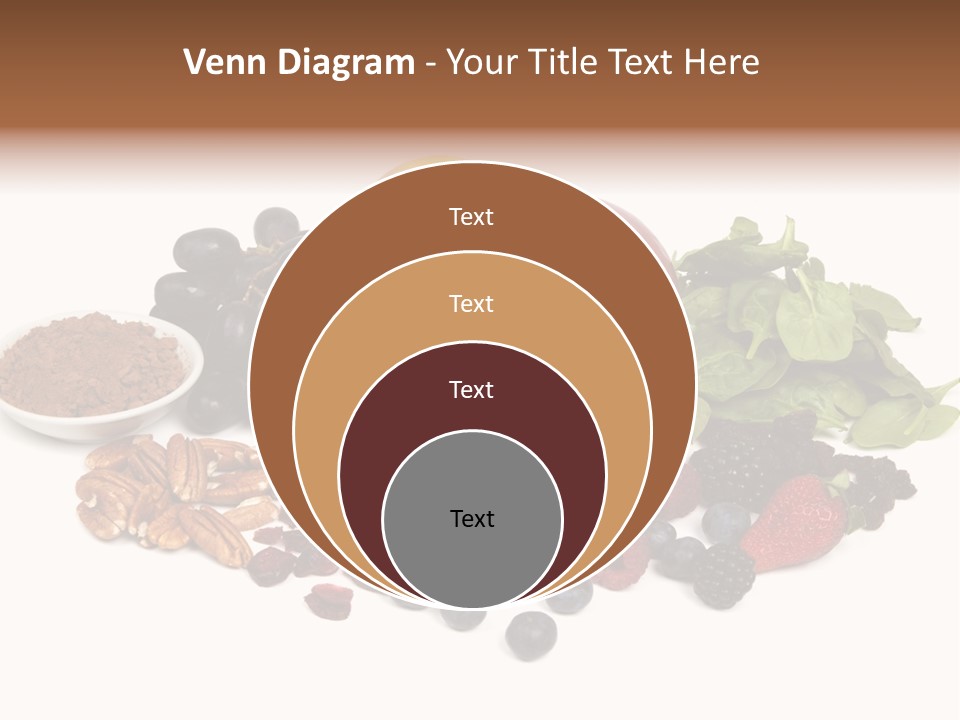 Diet Blueberry Cranberry PowerPoint Template