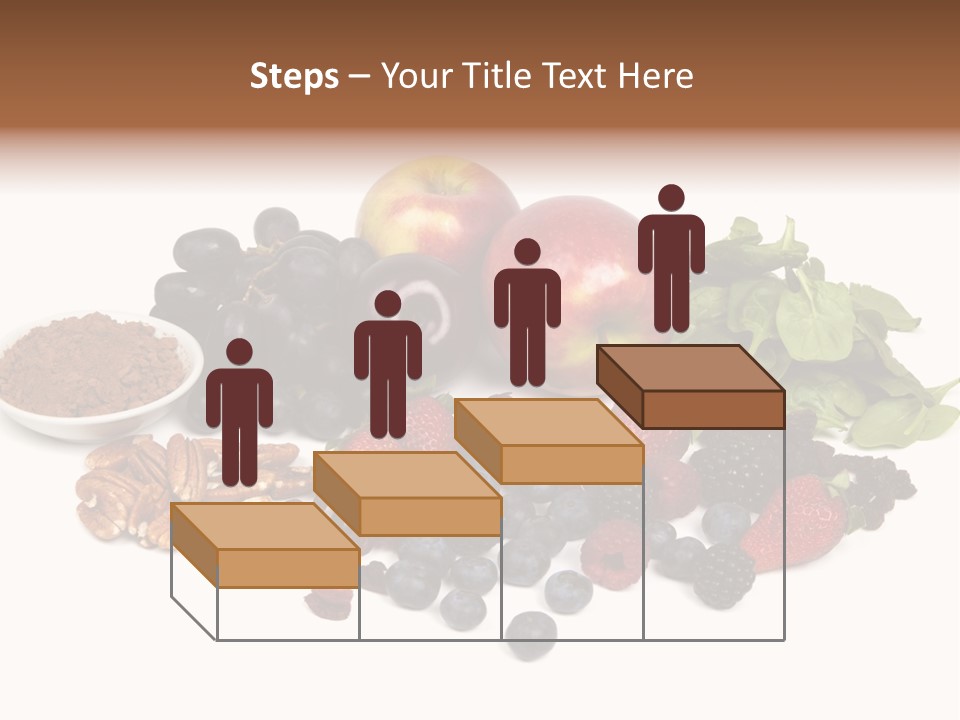 Diet Blueberry Cranberry PowerPoint Template