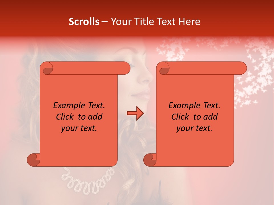 Holiday Big Paper PowerPoint Template