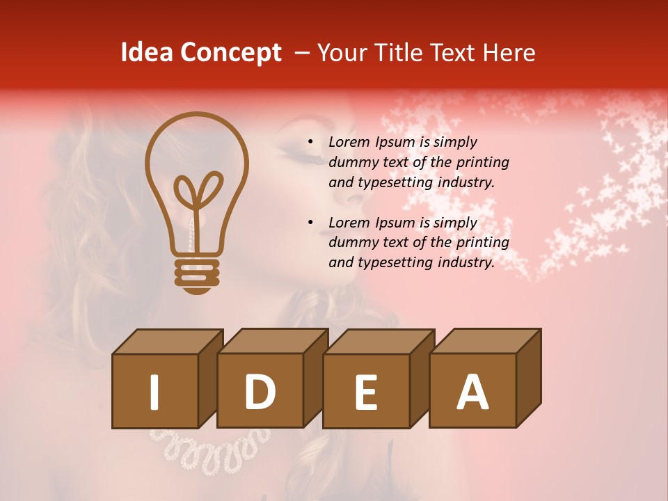 Holiday Big Paper PowerPoint Template