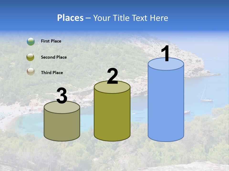 Desk Working College Student PowerPoint Template