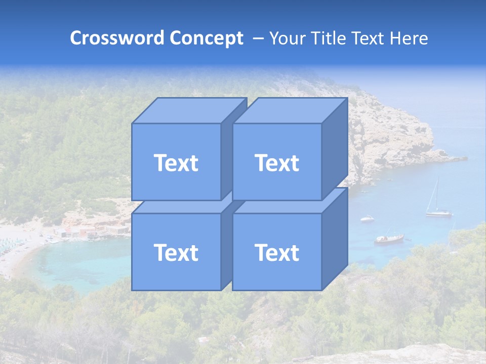 Desk Working College Student PowerPoint Template