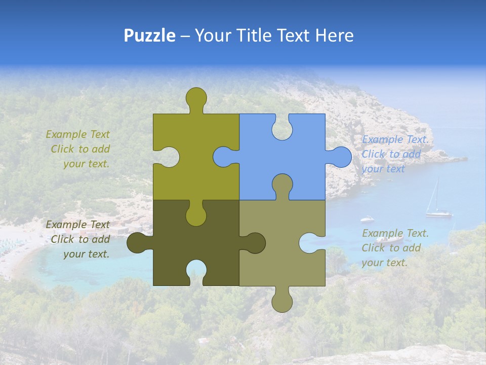 Desk Working College Student PowerPoint Template