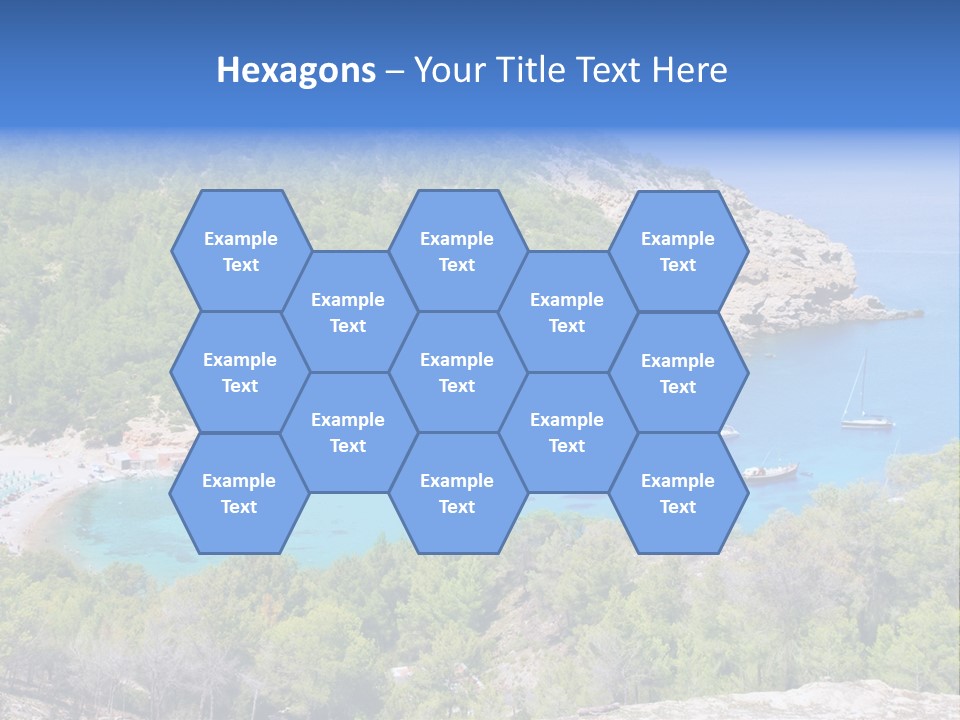 Desk Working College Student PowerPoint Template