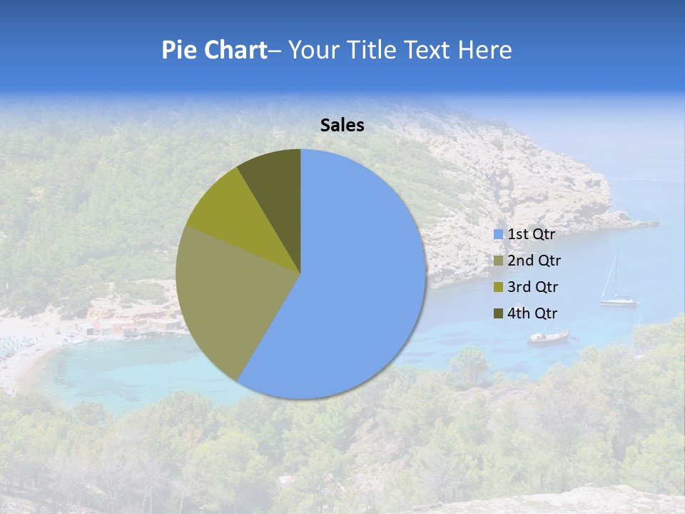 Desk Working College Student PowerPoint Template