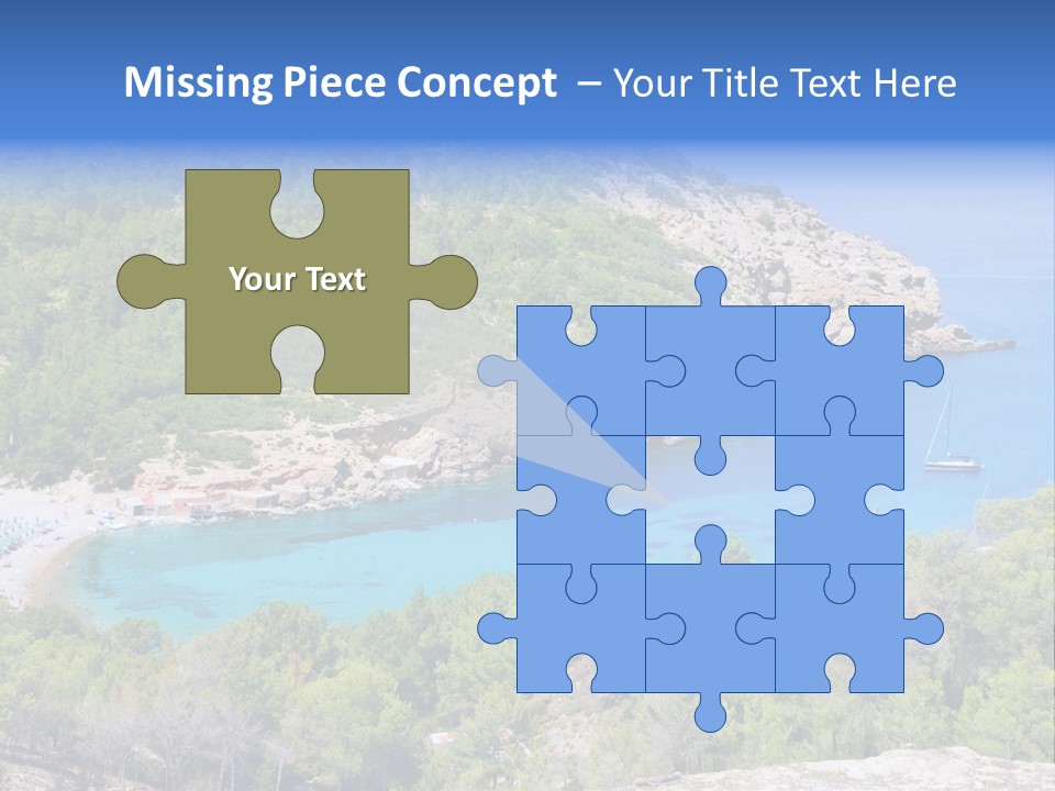 Desk Working College Student PowerPoint Template