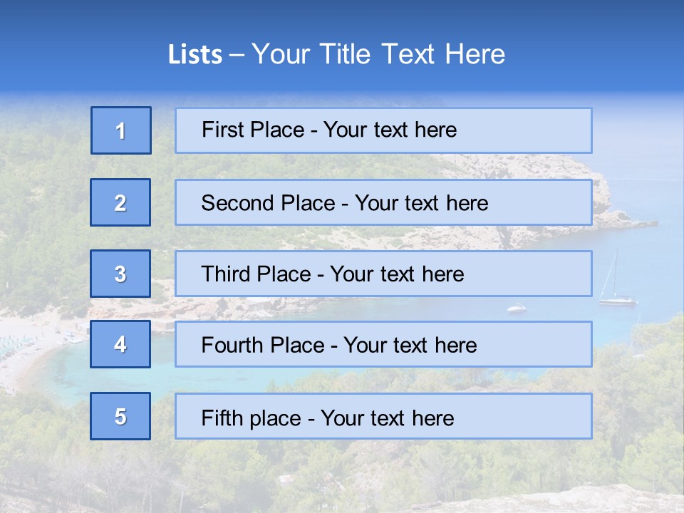 Desk Working College Student PowerPoint Template