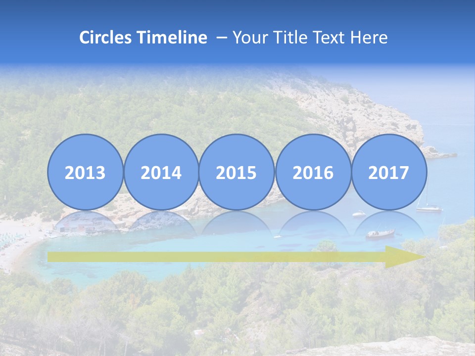 Desk Working College Student PowerPoint Template