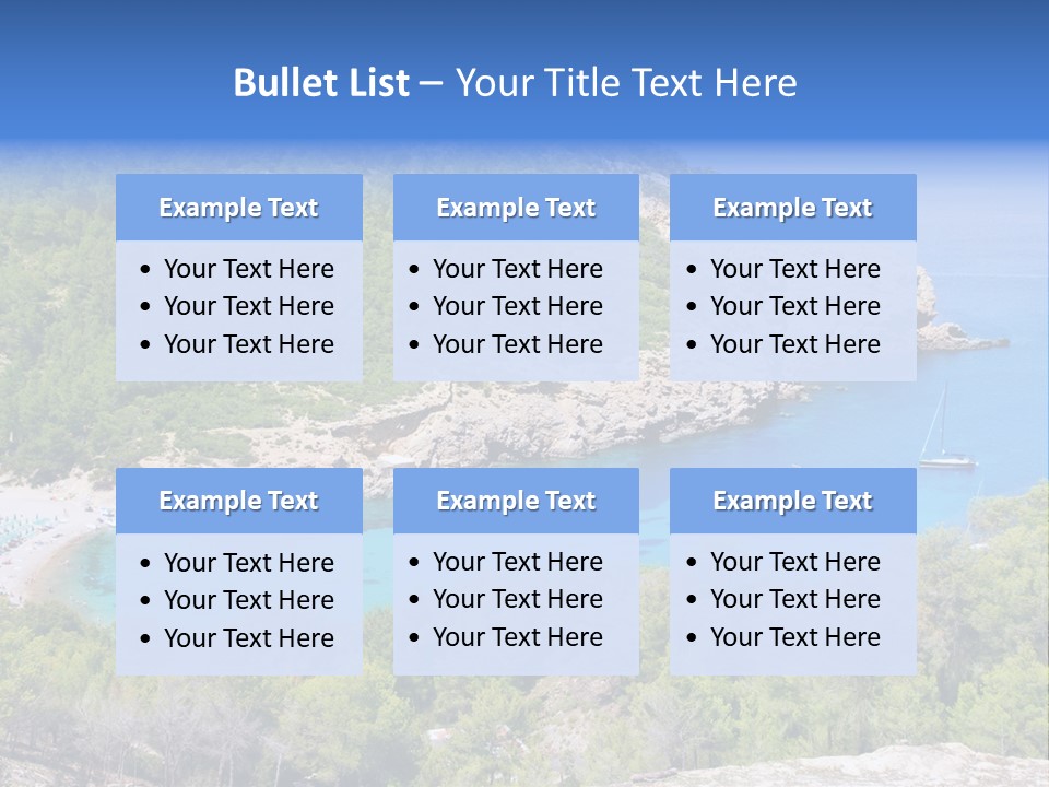 Desk Working College Student PowerPoint Template
