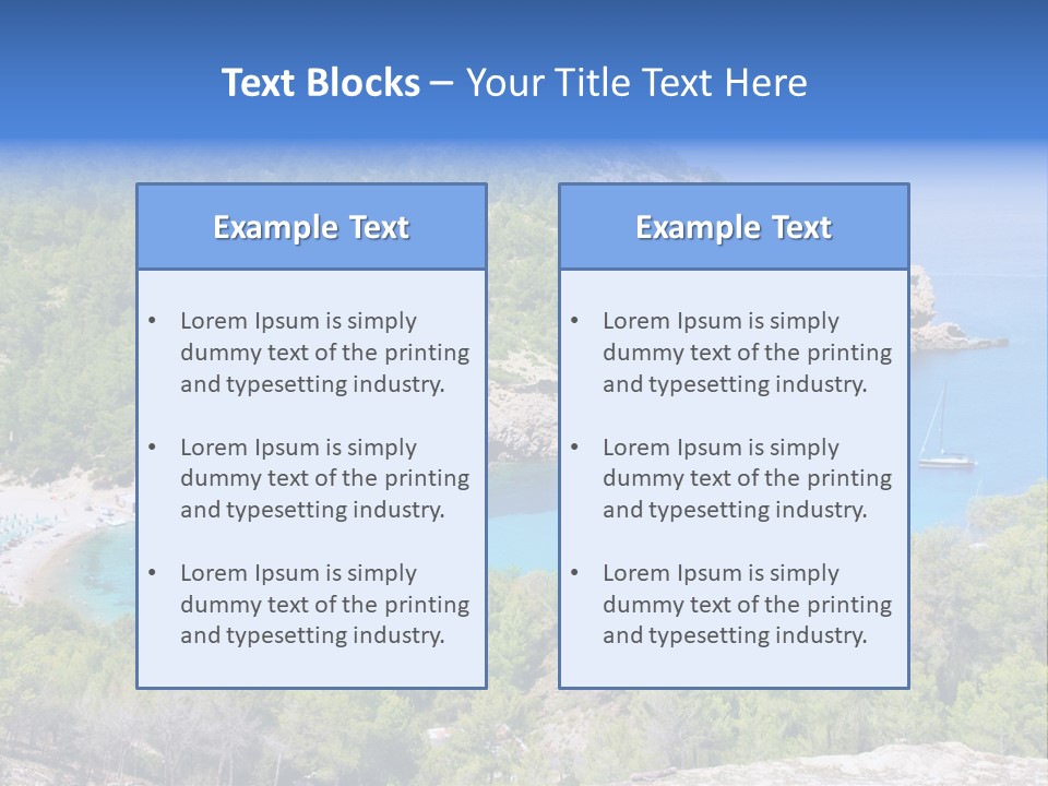 Desk Working College Student PowerPoint Template