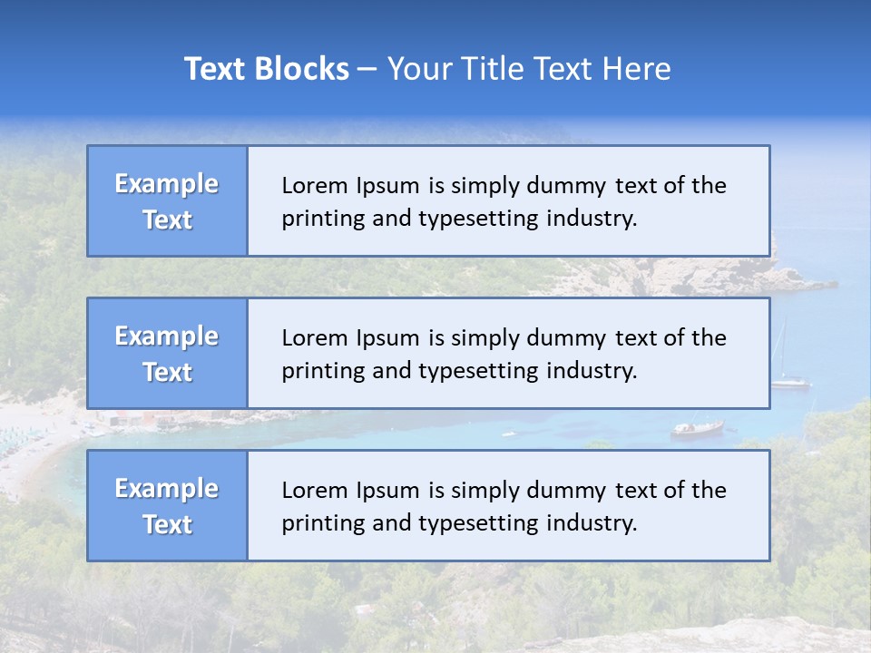 Desk Working College Student PowerPoint Template