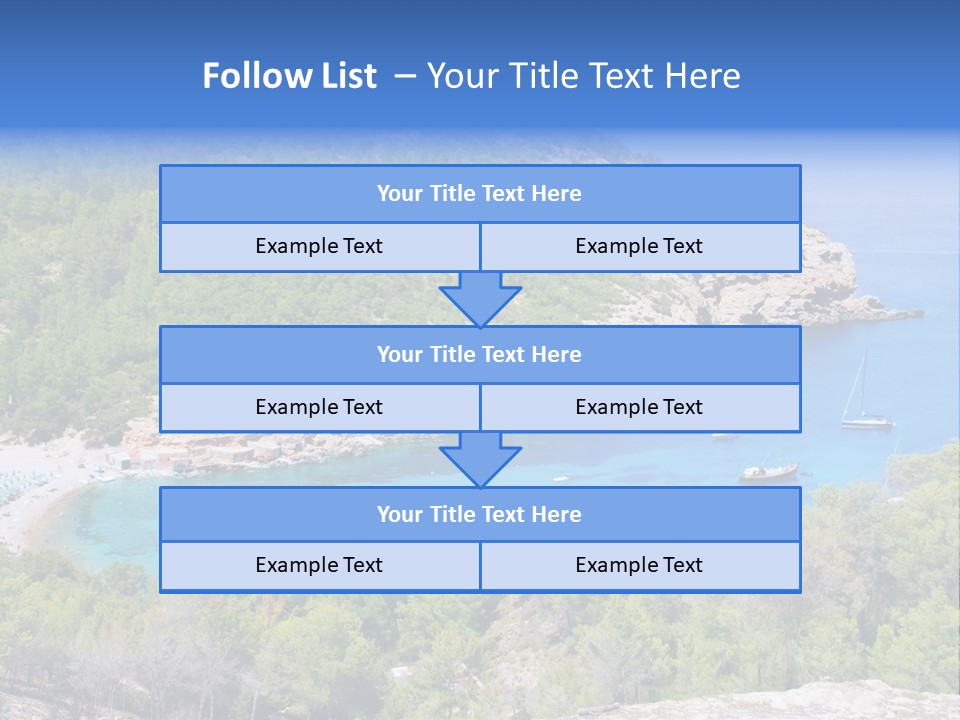 Desk Working College Student PowerPoint Template