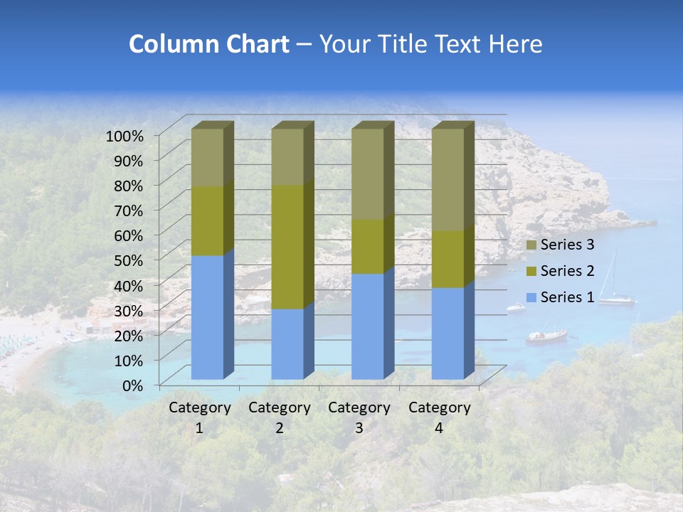 Desk Working College Student PowerPoint Template