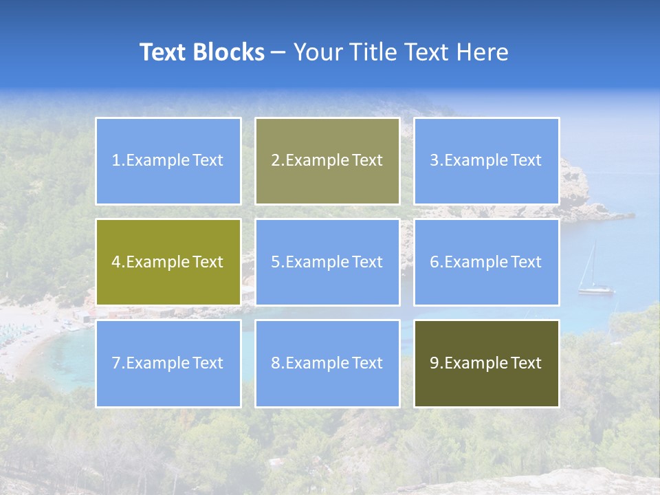 Desk Working College Student PowerPoint Template
