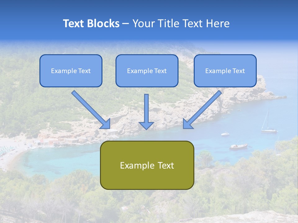 Desk Working College Student PowerPoint Template